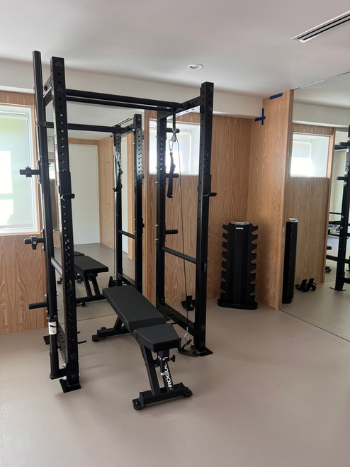 Rogue Fitness RML-490C Power Rack assembled by a HandyBuddy expert in Los Angeles, CA · Sep 2023