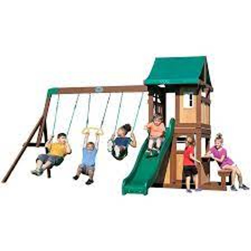 Lakewood Wooden Swing Set Installation