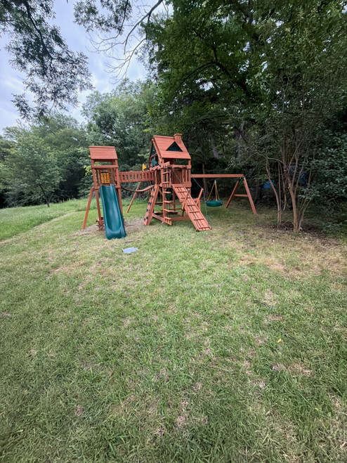 Gorilla Playsets Pioneer Peek Swing Set installed by a HandyBuddy expert in Dallas, TX · May 2026