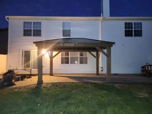 Yardistry 12x14 Grand Gazebo assembled by a HandyBuddy expert in Indianapolis, IN · Oct 2023