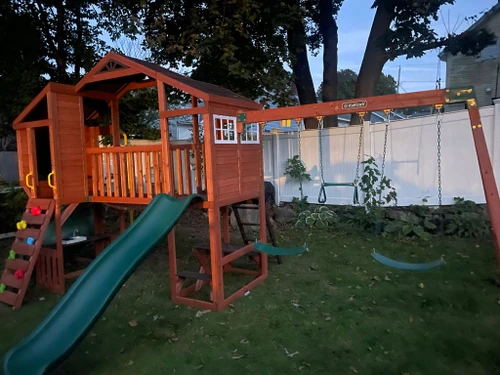 Kidkraft Boulder Bluff 2-In-1 Playset assembled by a HandyBuddy expert in Braintree, MA · Oct 2023