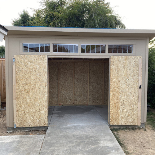 Montague 12' x 8' Wood Shed Installation