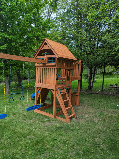 Yardline Turbo Racer Playset assembled by a HandyBuddy expert in Mcdonalds Corners, ON · Apr 2024