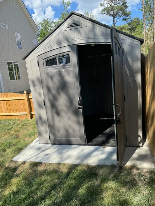 Craftsman Storage Shed assembled by a HandyBuddy expert in Glen Allen, VA · Apr 2025