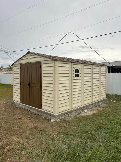Duramax Woodbridge Plus Storage Shed assembled by a HandyBuddy expert in Lehigh Acres, FL · Dec 2024