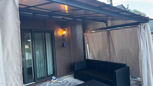 Louvered Pergola with Galvanized Steel Roof assembled by a HandyBuddy expert in Royal Palm Beach, FL · Oct 2026