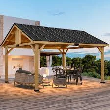 YOLENY Outdoor Wooden Gazebo