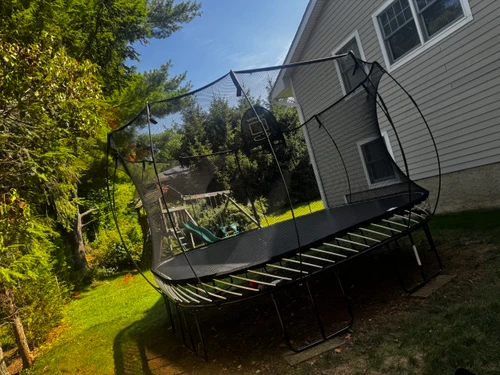 Springfree Large Square Trampoline assembled by a HandyBuddy expert in Irvington, NY · Jul 2026