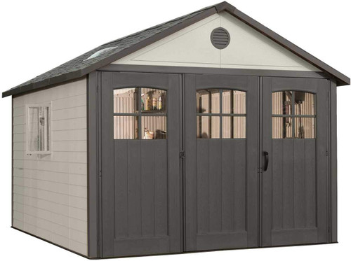 Resin Trifold Outdoor Storage Shed Installation
