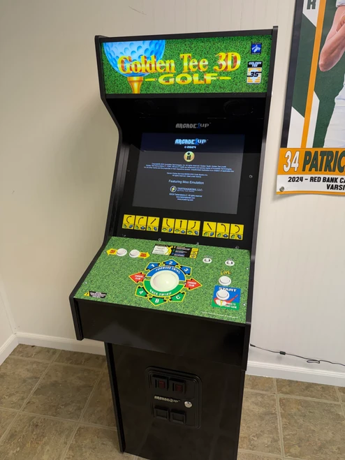 Arcade1Up Golden Tee Arcade Machine assembled by a HandyBuddy expert in Colts Neck, NJ · Nov 2025