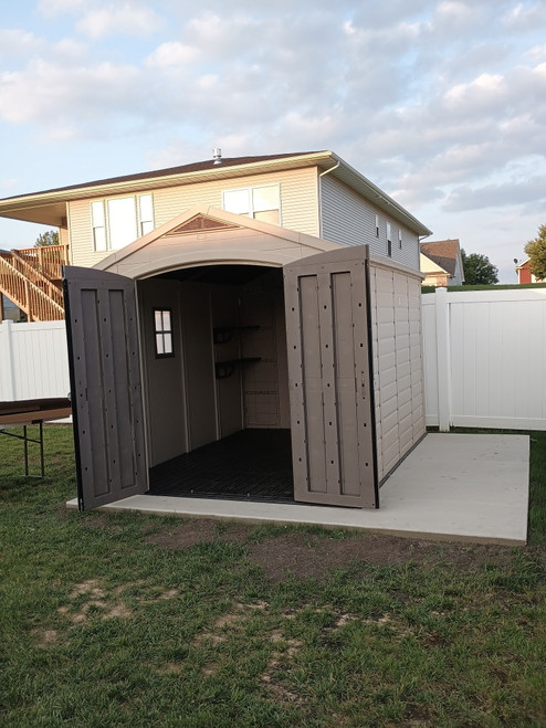 Keter Factor Storage Shed assembled by a HandyBuddy expert in Bloomington, IL · Jun 2025