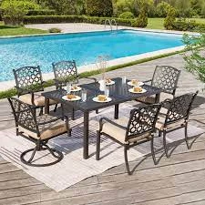 Domi Outdoor Living Outdoor Dining Table Set
