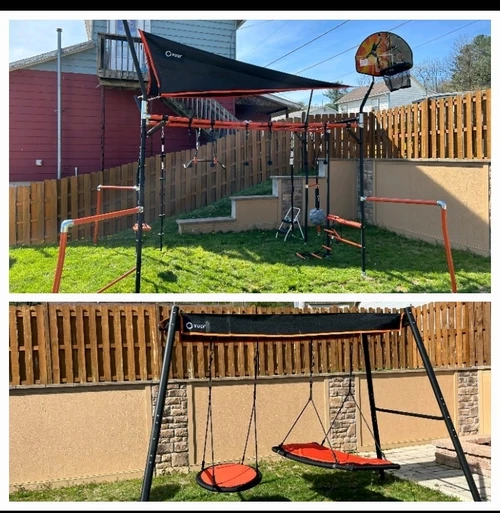 Vuly Medium Swing Set installed by a HandyBuddy expert in Waynesburg, PA · Apr 2024