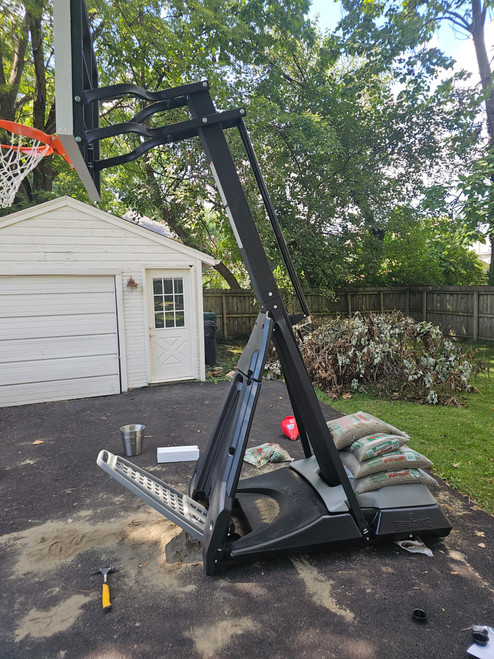 Spalding The Beast Portable Basketball Hoop assembled by a HandyBuddy expert in Cincinnati, OH · Sep 2026