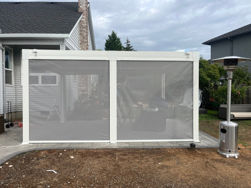 Erommy Aluminum Louvered Hardtop Pergola With Adjustable Roof assembled by a HandyBuddy expert in Beaverton, OR · Aug 2024