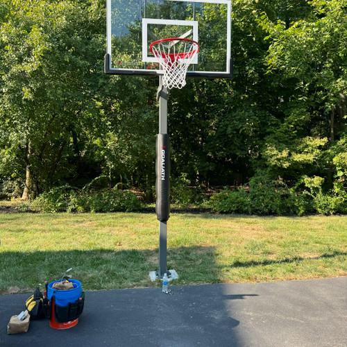 Goalrilla Goaliath 54in Prodigy In-ground Basketball Hoop installed by a HandyBuddy expert in Andover, MA · Aug 2024