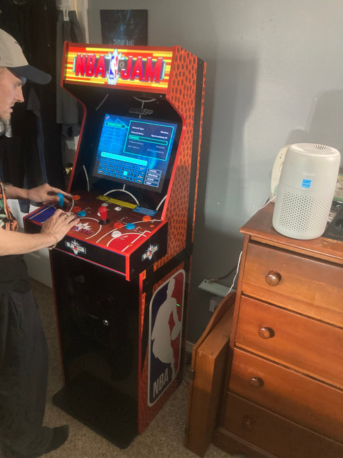 Arcade1Up NBA Jam Arcade Machine assembled by a HandyBuddy expert in Çhicopee, MA · Nov 2024