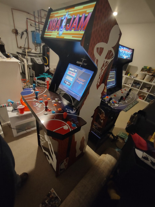Arcade1Up NBA Jam Arcade Machine assembled by a HandyBuddy expert in Salt Lake City, UT · Dec 2023