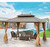 YOLENY Hardtop Gazebo Double Roof