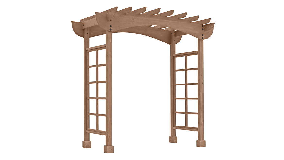 Yardistry Cedar Backyard Arbor Assembly Service