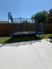Zupapa Rectangular Trampoline Assembly 04 assembled by a HandyBuddy expert in Dallas, TX · May 2026