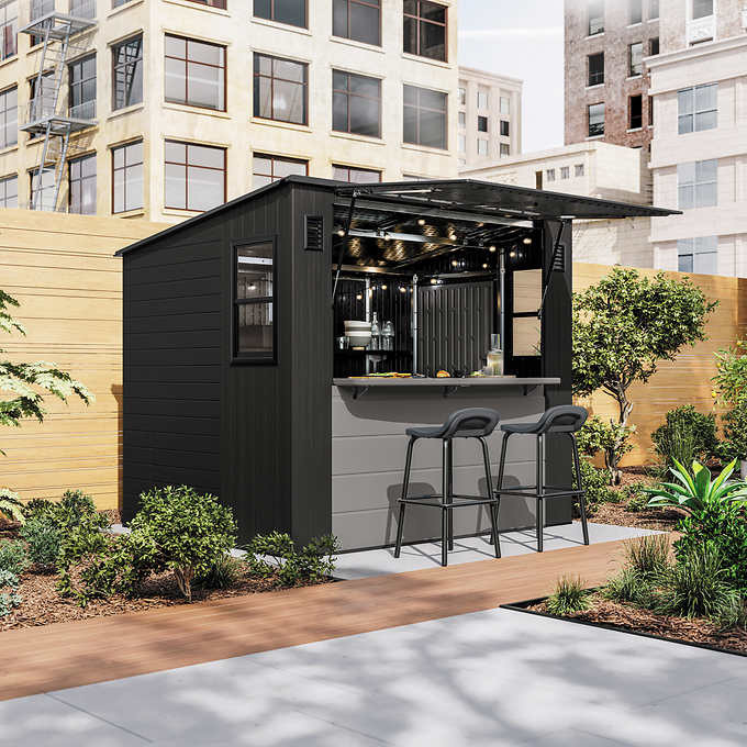 Suncast 8x7 Cabana entertainment shed