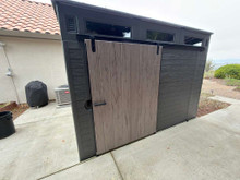 Suncast Modernist® Sliding Door Storage Shed installed by a HandyBuddy expert in San Jose, CA · Nov 2025