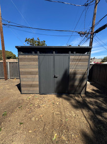 Keter Signature DecoCoat Modern Storage Shed installed by a HandyBuddy expert in Sunnyvale, CA · Aug 2026