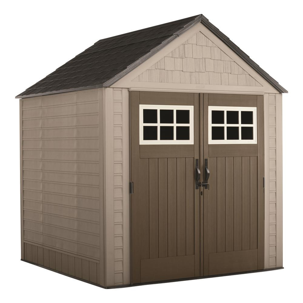 Rubbermaid Big Max storage shed, professionally assembled