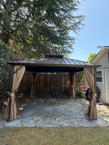 YOLENY Hardtop Gazebo Double Roof installed by a HandyBuddy expert in Palo Alto, CA · Apr 2026