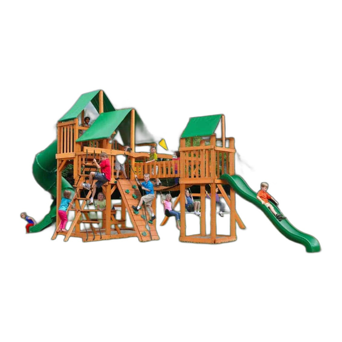Gorilla Playsets Treasure Trove swing set installation