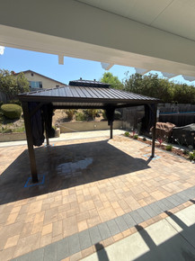 Purple Leaf Aluminum Gazebo with Double Roof installed by a HandyBuddy expert in San Diego, CA · Aug 2026