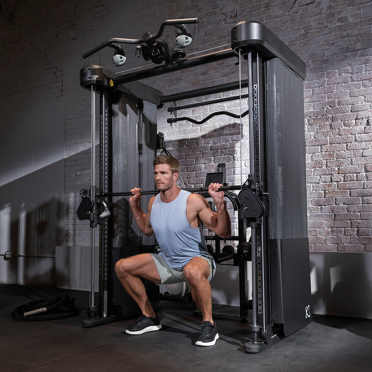 Inspire FT2 PRO smith functional trainer in a home gym, professionally installed