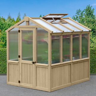 Yardistry Meridian greenhouse assembly