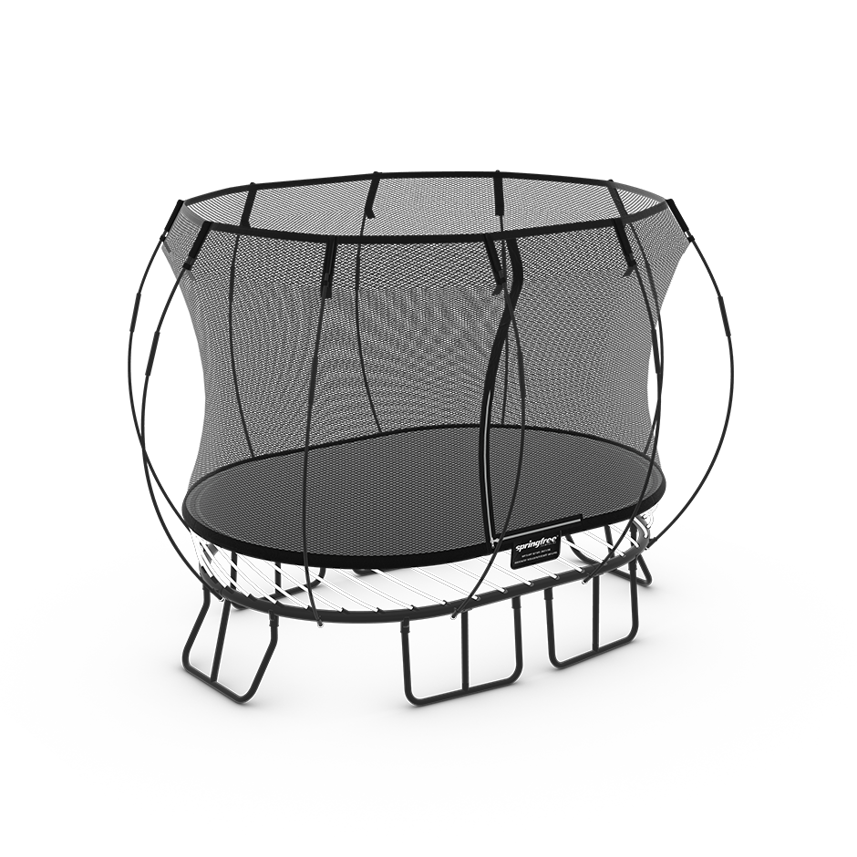 Springfree compact oval trampoline