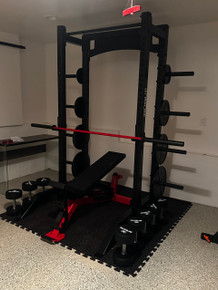 Rogue Fitness Monster Lite Half Rack assembled by a HandyBuddy expert in Orinda, CA · Mar 2026