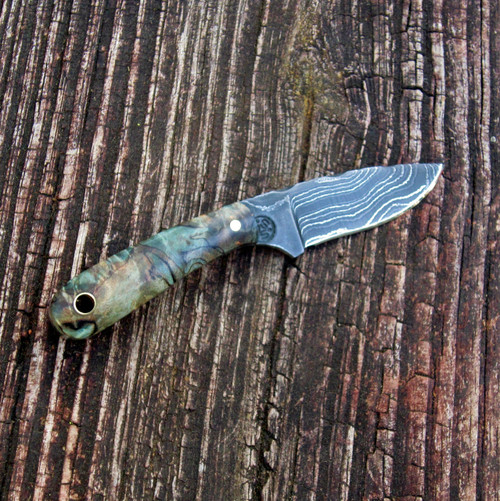 Lacy Smith - Damascus Pocket / Neck Knife - SK1603321-FLS