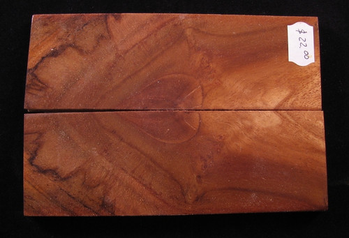 Stabilized Teak Burl - Scales - SK0002-STK