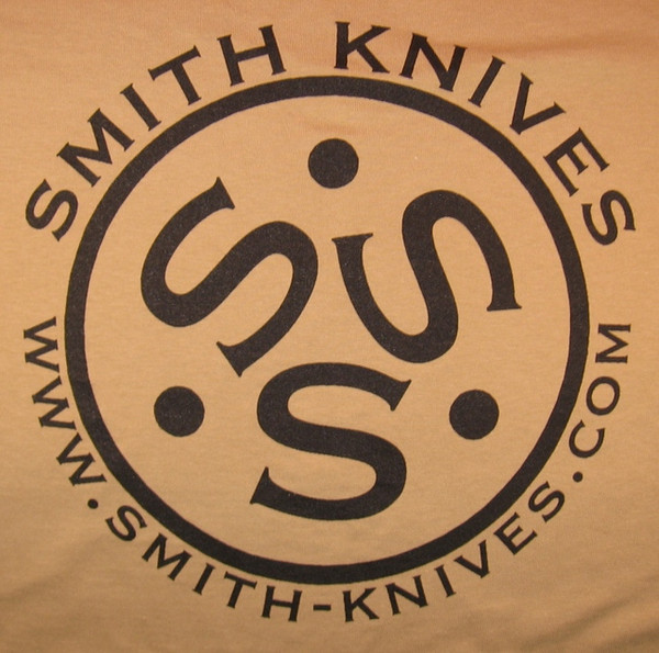 SK Gear - Smith Knives T-Shirt - Black on Tan - SK9999-TST