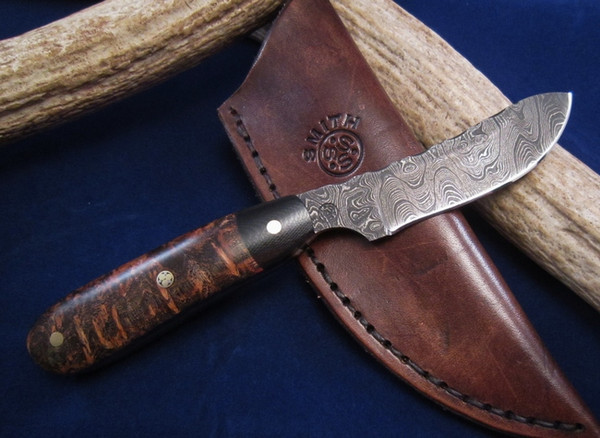 Lacy Smith - Damascus Skinner - SK1407226-FLS