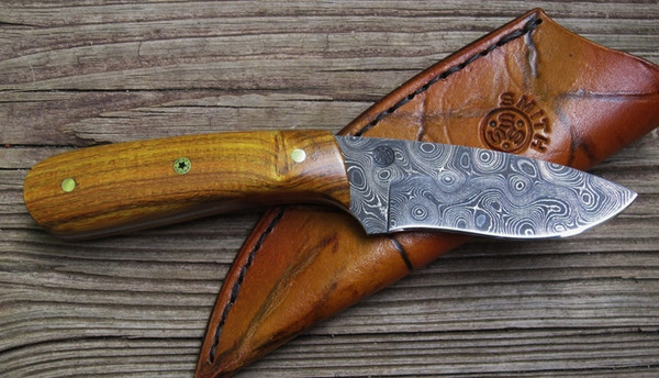 Lacy Smith - Damascus Skinner - SK1406215-FLS