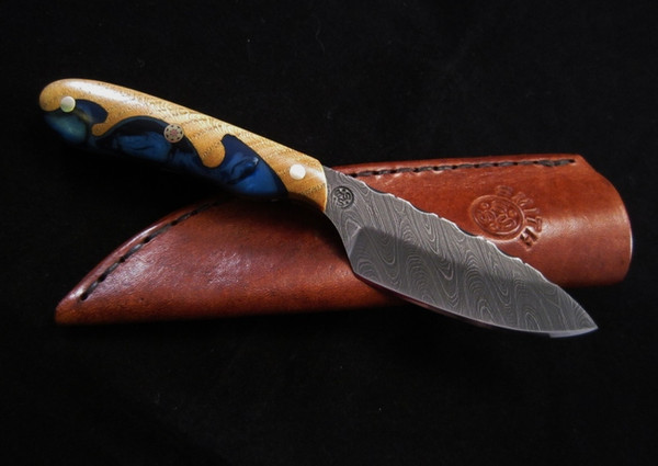 Lacy Smith - Damascus Skinner - SK0191-FLS