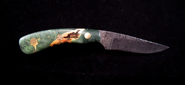 Lacy Smith - Damascus Skinner - SK0066-FLS