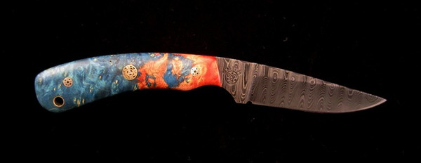 Lacy Smith - Damascus Skinner - SK0059-FLS