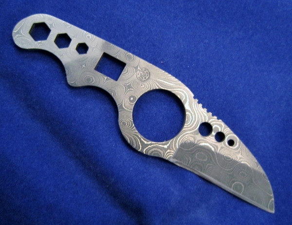 Lacy Smith - Damascus Neck Knife - SK0138-FLS