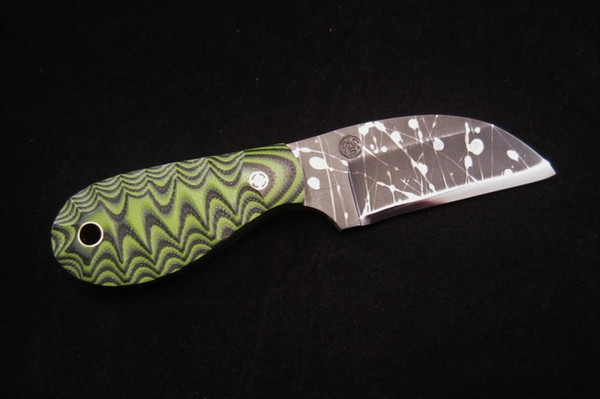 Lacy Smith - 5160 Acid Etched Knife - SK1409240-FLS