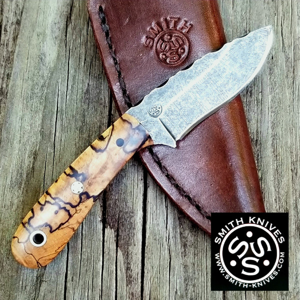Lacy Smith - "LIL Cheaha" Stonewashed 5160 Drop Point - SK1806423-FLS