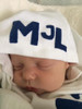 Baby Gown Hooded Newborn Personalized Varsity