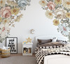 CAMILA Corners Wall Decals Vintage Flowers