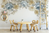 JAZMARIE FULL CANOPY  Vintage Flowers Wall Decal 
